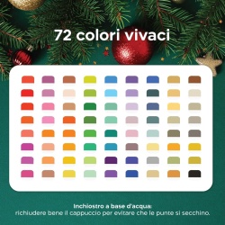 Set 72 Markere Acrilice Zenacolor cu Vârf Dublu (Extra-Fin & Pensulă), Vopsea Permanentă cu Uscare Rapidă, Cutie de Transport, pentru Piatră, Sticlă, Ceramică, Lemn, Pânză și Textile - Img 7