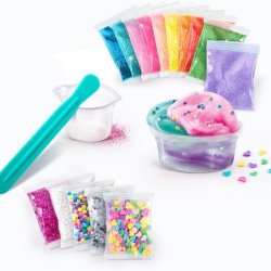 Set Creativ DIY Canal Toys So Slime – Kit pentru 10 Slime-uri Personalizate, Fără Lipici, +100 Combinatii, Accesorii Inluse, Vârsta 6 Ani+ (SSC 184) - Img 12