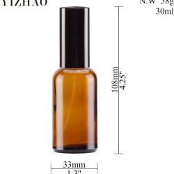 Set Sticluțe din Sticlă Brună 30 ml cu Pulverizator Fin din Aluminiu, Protecție UV, Reîncărcabile, pentru Uleiuri Esențiale, Aromaterapie, Cosmetice, Apă de Trandafiri și Curățenie, Pachet Complet cu Pâlnii și Pipete - Img 6