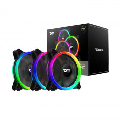 Set ventilatoare computer ARGB Darkflash DR12 Pro 3in1 120x120 (negru)
