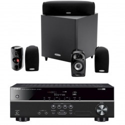 Sistem Audio Home cinema cu Receiver Denon AVR-S660H si Sistem Boxe 5.1 Polk Audio TL1600