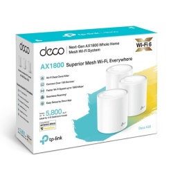 Sistem Wi-Fi Mesh TP-Link Deco X20(3-pack) Dual-Band Gigabit AX1800 cu acoperire completa pentru casa - Img 5