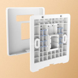 Socket perete dual Ugreen internet LAN telephone RJ45 / RJ11 white (80182 NW144) - Img 3