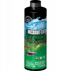 Solutie MICROBE-LIFT Vitamins & Amino Acids Fresh, pentru acvarii de apa dulce, 236ml