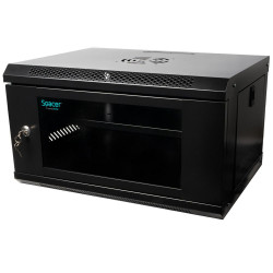 SPACER CABINET 19" 6U SPCW-6U-400-BK-02