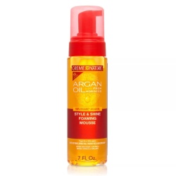 Spumă de Coafat Creme of Nature cu Ulei de Argan Style & Shine Foaming Mousse, 7.0 fl oz / 207 ml