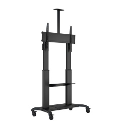 Stand TV mobil Multibrackets MB-6324, diagonala 60"-100", max. 90 kg, reglabil 1390-1740 mm, Negru, eligibil PNRAS/PNRR - Img 3
