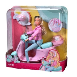 STEFFI LOVE SET PAPUSA STEFFI PE SCUTER CU ACCESORII