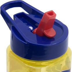 Sticla de apa reutilizabila pentru copii Stor Paw Patrol, 530 ml, pai integrat, forma patrata, plastic fara BPA, Multicolor - Img 3