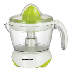 Storcator de citrice Heinner Citrus C250X, 25 W, 0.7 l, 1 Viteza, Doua conuri, Alb/Verde