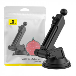 Suport auto Baseus Milky Way Pro Series cu ventuza (negru) - Img 3