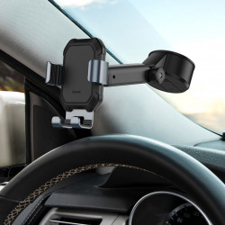 Suport auto Gravity pentru telefon Baseus Tank cu ventuza (negru) - Img 3