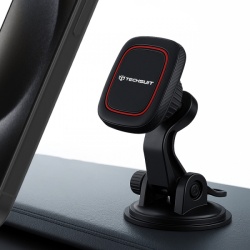 Suport Auto Magnetic Techsuit S6, Universal, Negru Rosu