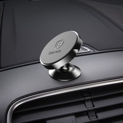 Suport Auto Premium cu banda autoadeziva , Baseus Small Ears , Magnetic , Negru - Img 7