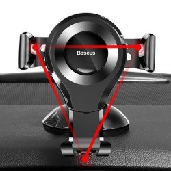 Suport Baseus Auto Osculum Type Gravity Black (cu ventuza) - Img 4