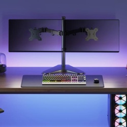 Suport birou 2 monitoare NewStar FPMA-D550DDBLACK - Img 12