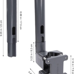 Suport Montaj Antenă Mini și Mini X pentru Autorulotă, Aluminiu, Prindere pe Scară sau Țeavă 20–50 mm - Img 8