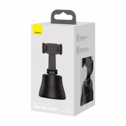 Suport pentru telefon, portabil cu trepied rotativ Baseus 360 pentru fotografii YouTube TikTok negru (SUYT-B01) - Img 6