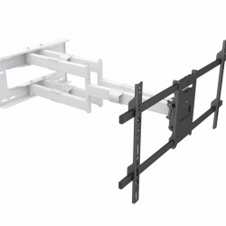 Suport TV perete Multibrackets MB-6881, Long Reach Arm 910mm, diagonala 50"-90", max 60 Kg, Alb, inclinare si rotire