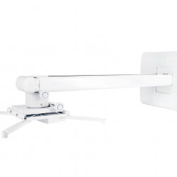 Suport videoproiector perete Multibrackets MB-0339, reglabil 600- 1300 mm, max. 25 kg, alb - Img 5