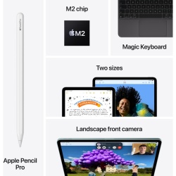 Tableta APPLE iPad Air 11" (M2), 128GB, 8GB RAM, Wifi, Starlight - Img 2