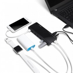 TP-LINK Hub USB TP-LINK UH720, USB 3.0, 7 porturi + 2 porturi pt incarcare (UH720) - Img 3