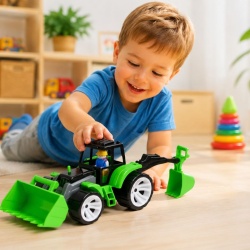 TRACTOR BAMS 2 CU 2 CUPE NEGRU VERDE - Img 3