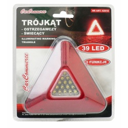 Triunghi reflectorizant cu LED-uri si lanterna 42818 CarCo - Img 2