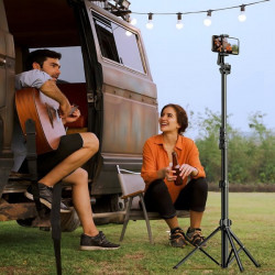 Ugreen LP680 selfie stick cu suport si telecomanda Bluetooth 1,8m - negru - Img 6