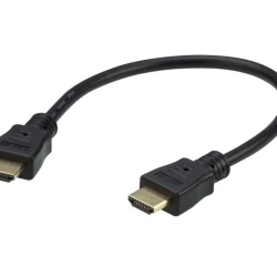 0.3M HDMI 2.0 Cable M/M 30AWG Black