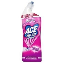 ACE WC, gel cu inalbitor, pentru vasul de toaleta, 750 ml