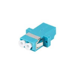 Adapt. fibra optică MM LC/UPC duplex OM3