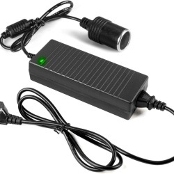 Adaptor Alimentare Auto 220V–240V la 12V 15A (180W), Convertor Tensiune AC-DC cu Mufă Tip Brichetă Auto, Redresor Stabilizat pentru Compresor Auto, Ladă Frigorifică, Aspirator Auto și Ventilator, Cablu UE Inclus