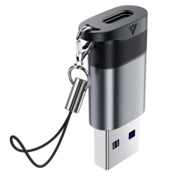 Adaptor Date si Incarcare USB-A - USB-C Acefast J8, Gri