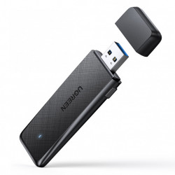 Adaptor de retea USB fara fir Ugreen 2,4 GHz 400 Mbps / 5 GHz 900 Mbps negru (50340 CM492)