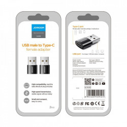 Adaptor Joyroom de la USB tip C (mama) la USB (tata) negru (S-H152 negru) - Img 4