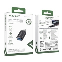 Adaptor OTG USB-C - USB-A Acefast J1, Negru - Img 3