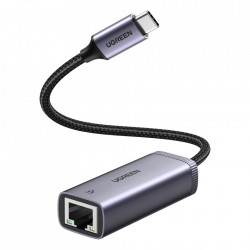 Adaptor retea Ugreen USB Type C 1000 Mbps Gigabit Ethernet gri (CM483 40321)