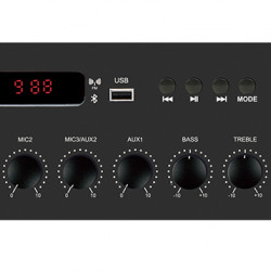 Amplificator cu mixer 60W mini pe 100V, cu USB, FM & Bluetooth, DSPPA MP60U