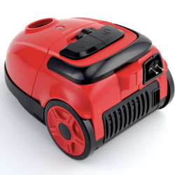Aspirator cu sac Heinner HVC-VB750RD, putere 750W, putere de aspirare: 180W, sac textil 1.6 L, control variabil al puterii, nivel de zgomot: 78dB, Rosu - Img 3