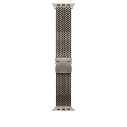 AW BAND 49MM TITANIUM MILANESE NATURAL S