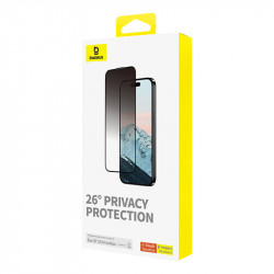 Baseus Diamond iPhone 15 Pro Max sticla securizata pentru intimitate - Img 4