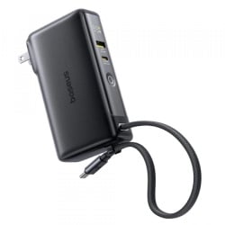 Baterie Externa Baseus Nomos NT11 Omni, 10000mAh, 67W, QC + PD, 1 x USB-A - 2 x USB-C, Neagra P10078807123-00