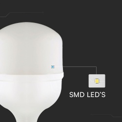 BEC LED T160 E27/E40 60W 6500K ALB RECE - Img 5