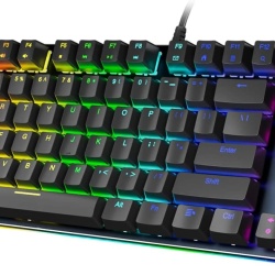 Black Shark Sixgill K1 Wired Mechanical Gaming Keyboard, RGB, US Layout