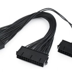 CABLU alimentare GEMBIRD, adaptor Molex 24 pin la 2 x Molex 24 pin, 0.3m, "CC-PSU24-01"