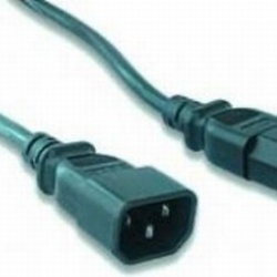 CABLU alimentare GEMBIRD prelungitor, 3m, intrare C14, iesire C13, 16A, certificare VDE, bulk, black, "PC-189-VDE-3M" (timbru verde 0.8 lei)