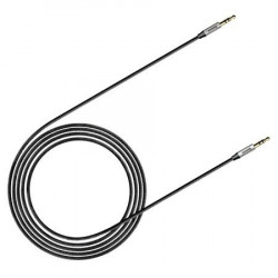 Cablu Audio Baseus Yiven 3.5 mascul M30 1.5M Argintiu+ Negru - Img 3