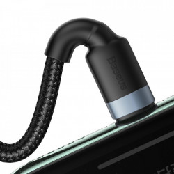 Cablu Baseus Cafule 2in1 USB la Type-C/Lightning 18W, 2.4A - 1.2m - Img 4