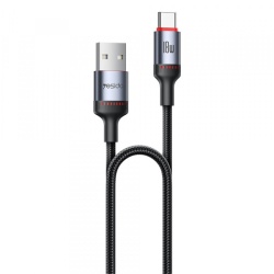 Cablu Date si Incarcare USB-A - USB-C Yesido CA130C, 18W, 2m, Negru